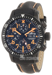 Fortis B-42 Black Czarny/Skóra Ø42 mm 638.28.13.L13