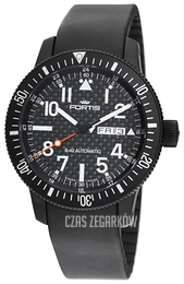 Fortis B-42 Black Czarny/Guma Ø42 mm 647.28.71.K