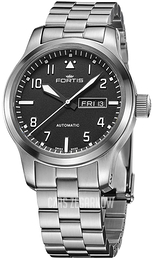 Fortis Aeromaster Czarny/Stal Ø42 mm F4020008