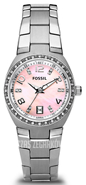 Fossil Glitz Różowy/Stal Ø28 mm AM4175