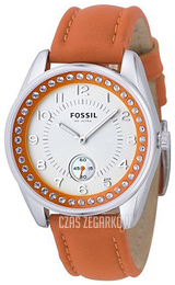 Fossil Biały/Skóra Ø41 mm AM4189