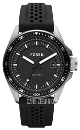 Fossil Decker Czarny/Guma Ø44 mm AM4384