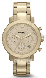 Fossil Natalie Żółte złoto/Stal w odcieniu złota Ø39 mm AM4422