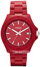 Fossil Retro Traveler Czerwony/Plastik Ø44 mm AM4450