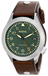 Fossil Zielony/Skóra Ø42 mm AM4553