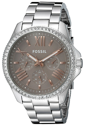 Fossil Cecile Brązowy/Stal Ø40 mm AM4628