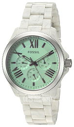 Fossil Zielony/Żywica z tworzywa sztucznego Ø37 mm AM4644