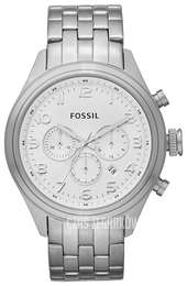 Fossil Srebrny/Stal Ø46 mm BQ1028