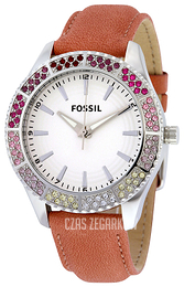 Fossil Biały/Skóra Ø38 mm BQ1220