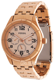 Fossil Różowe złoto/Stal w kolorze różowego złota Ø38 mm BQ1411
