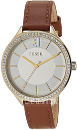 Fossil Srebrny/Skóra Ø36 mm BQ3407