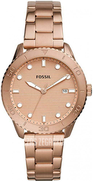Fossil Różowe złoto/Stal w kolorze różowego złota Ø38 mm BQ3596