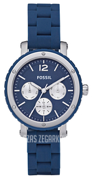 Fossil Casual Niebieski/Plastik Ø37 mm BQ9406