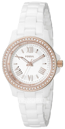 Fossil Biały/Czeramiczna Ø29 mm CE1083