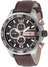 Fossil Czarny/Skóra Ø50 mm CH2559