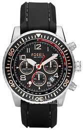 Fossil Retro Traveler Czarny/Guma Ø44 mm CH2626