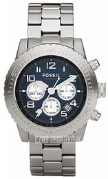 Fossil Niebieski/Stal Ø44 mm CH2627