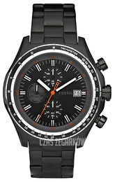 Fossil Dylan Czarny/Stal Ø45 mm CH2754