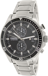 Fossil Wakefield Czarny/Stal Ø44 mm CH2935