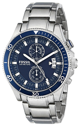 Fossil Niebieski/Stal Ø45 mm CH2937