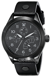 Fossil Aeroflite Czarny/Skóra Ø44 mm CH2940