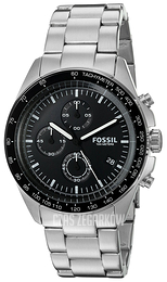 Fossil Sport Czarny/Stal Ø43 mm CH3026