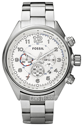 Fossil Srebrny/Stal Ø46 mm Ch2696
