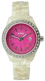 Fossil Fuchsia Różowy/Plastik Ø30 mm ES2672
