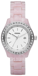 Fossil Glitz Biały/Plastik Ø30 mm ES2688
