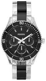 Fossil Stella Czarny/Plastik Ø37 mm ES2797