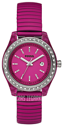 Fossil Stella Purpurowy/Stal Ø38 mm ES2909
