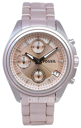 Fossil Różowy/Stal Ø38 mm ES2915