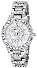 Fossil Biały/Stal Ø34 mm ES3097