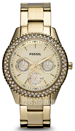 Fossil Stella Żółte złoto/Stal w odcieniu złota Ø37 mm ES3101