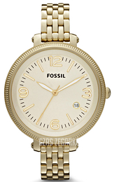Fossil Heather Żółte złoto/Stal w odcieniu złota Ø42 mm ES3192