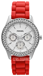 Fossil Biały/Guma Ø37 mm ES3213