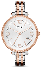 Fossil Heather Biały/Stal w kolorze różowego złota Ø42 mm ES3215