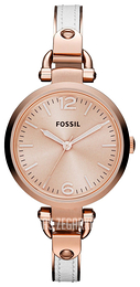 Fossil Georgia Różowy/Skóra Ø33 mm ES3261