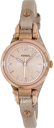 Fossil Dress Zloty/Skóra Ø27 mm ES3262