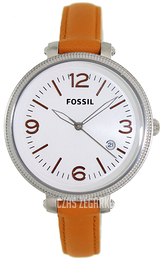 Fossil Heather Biały/Skóra Ø42 mm ES3280