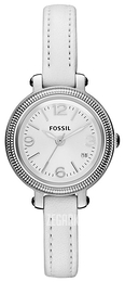 Fossil Srebrny/Skóra Ø26 mm ES3281