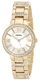 Fossil Dress Srebrny/Stal w odcieniu złota Ø30 mm ES3283
