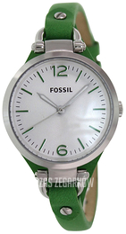 Fossil Georgia Srebrny/Skóra Ø32 mm ES3298