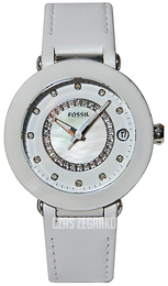 Fossil Ceramic Biały/Skóra Ø40 mm ES3362