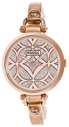 Fossil Zloty/Stal w kolorze różowego złota Ø32 mm ES3422
