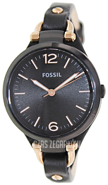 Fossil Czarny/Skóra Ø32 mm ES3453