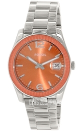 Fossil Czerwony/Stal Ø39 mm ES3729