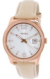 Fossil Boyfriend Biały/Skóra Ø40 mm ES3732