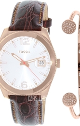 Fossil Biały/Skóra Ø39 mm ES3770SET