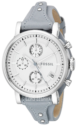 Fossil Srebrny/Skóra Ø38 mm ES3820